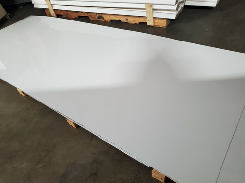 White trailer skin panel - skin, .032